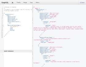 Adobe Experience Manager GraphQL screen shot
